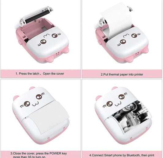 Portable Mini Bluetooth WiFi Printer t4trendz