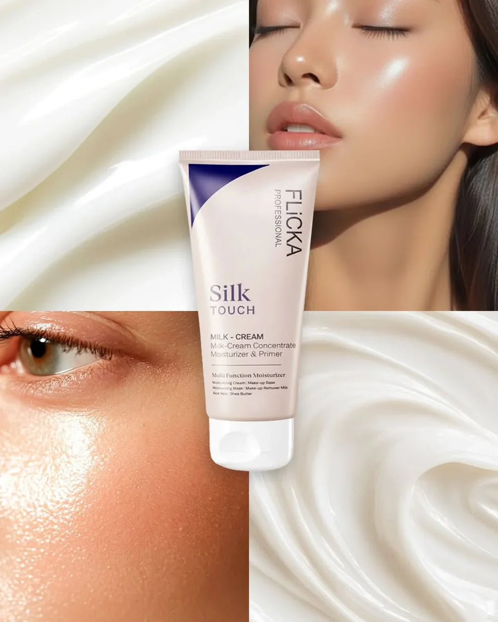 Flicka Silk Touch l Moisturiser + Primer + Sunscreen l