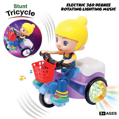 Buy Stunt Bicycle Toy with Lights & Music – 360° Spinning & Rotating Bike Toy