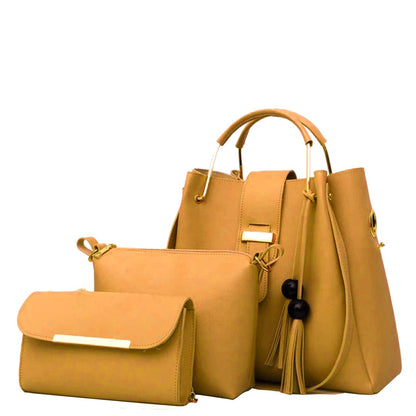 3pcs womens leather handbag Little chic