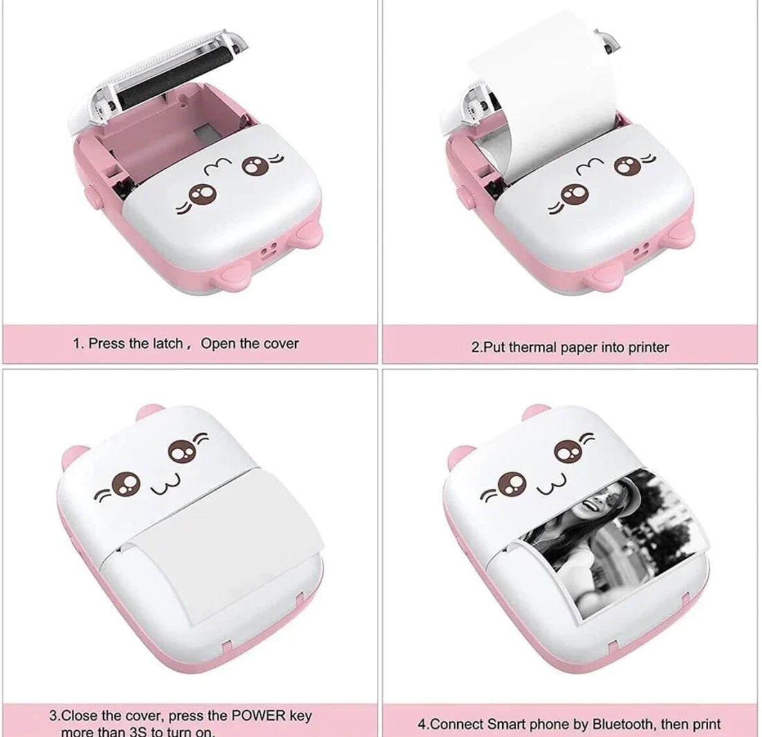 Portable Mini Bluetooth WiFi Printer t4trendz