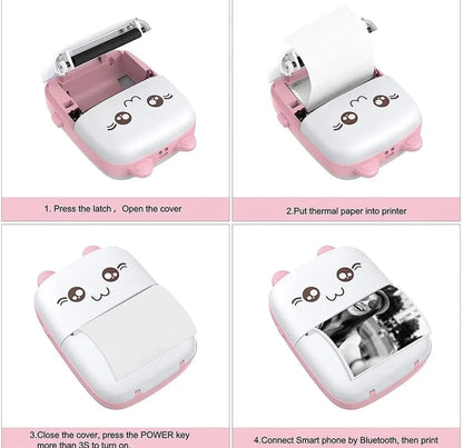 Portable Mini Bluetooth WiFi Printer t4trendz
