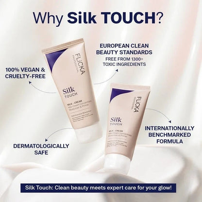 Flicka Silk Touch l Moisturiser + Primer + Sunscreen l