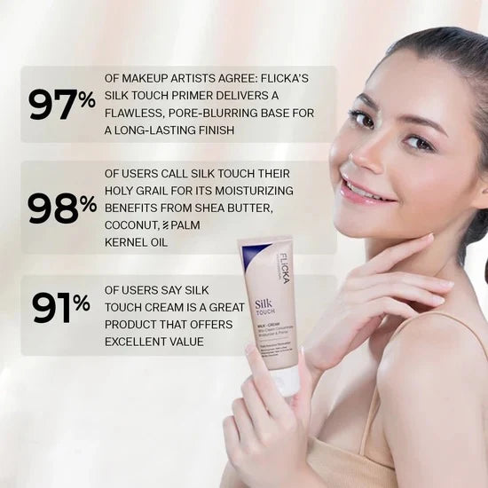 Flicka Silk Touch l Moisturiser + Primer + Sunscreen l