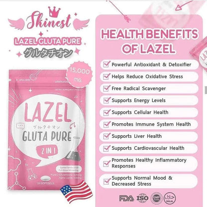 Lazel Gluta 2 in 1 (30 Pcs)