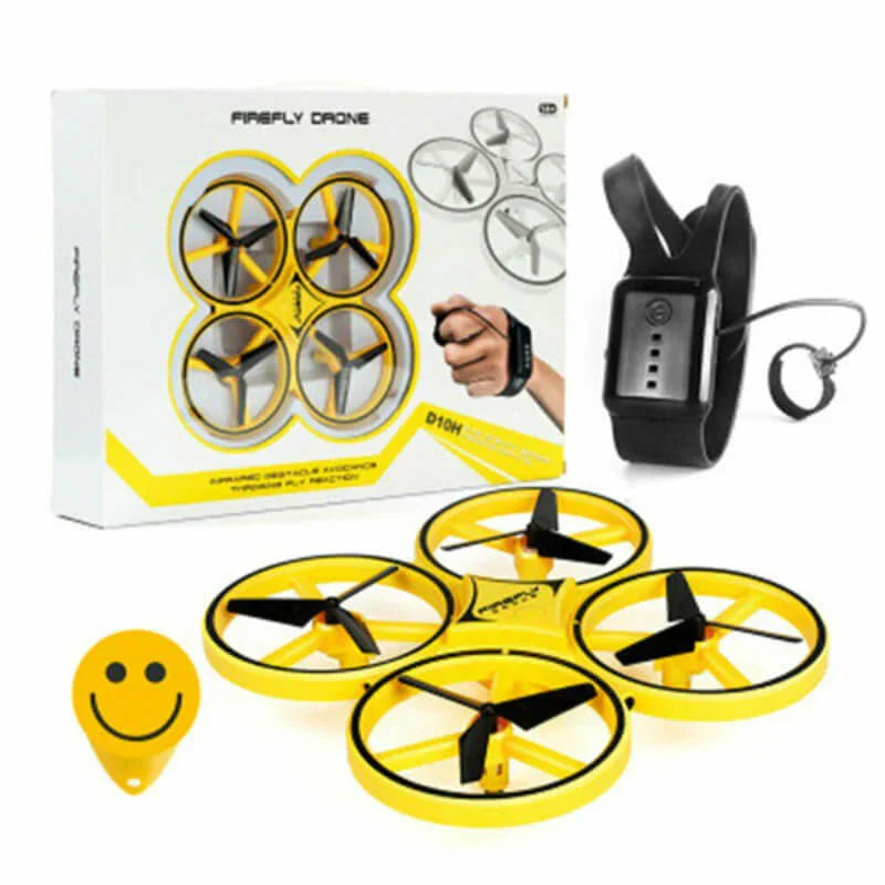 Smartwatch-Controlled 2.4G Gravity Sensor Quadcopter – 4-Axis Remote Control Drone