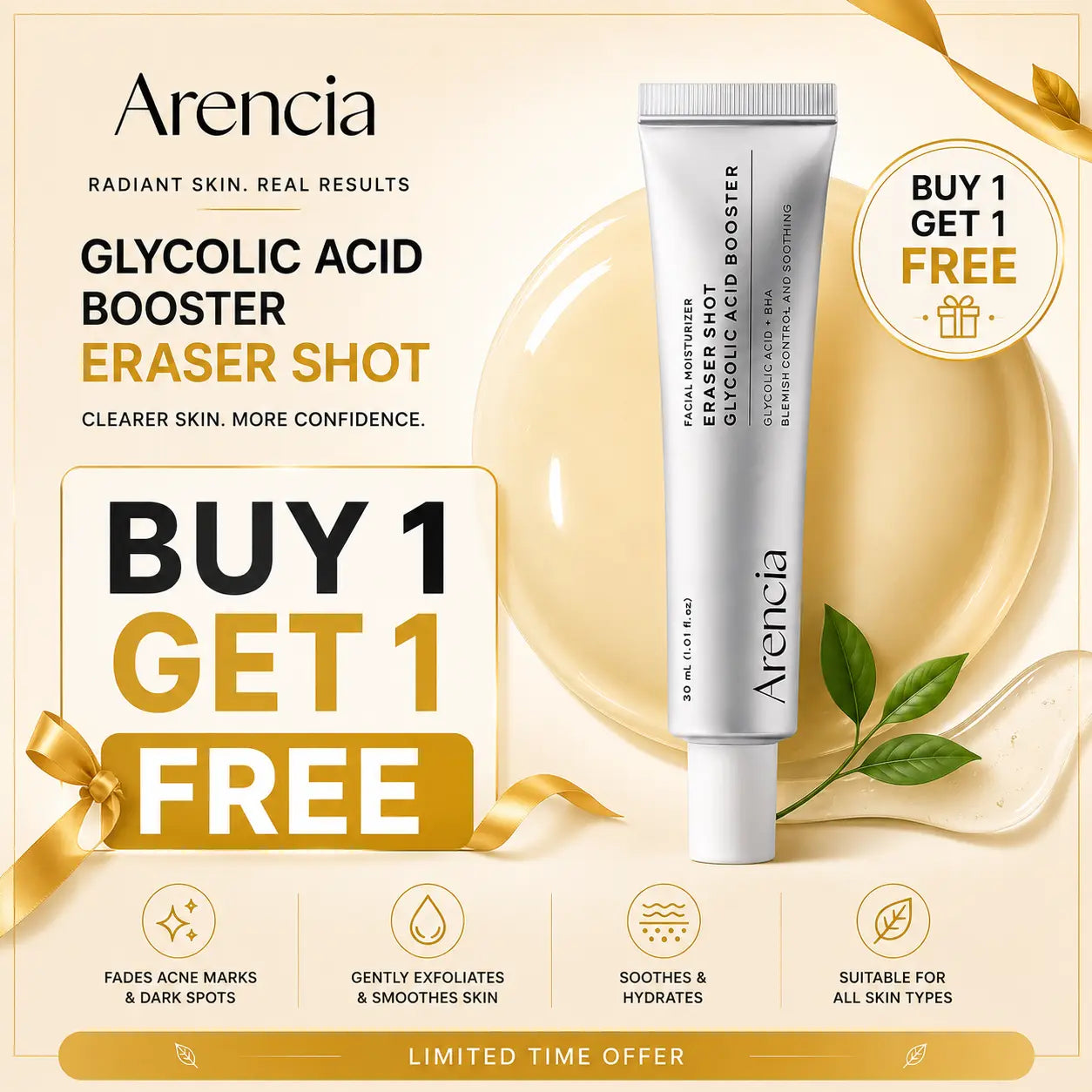 Arencia Eraser Shot Glycolic Acid Booster 30ml