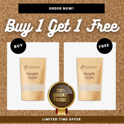 HEALTH HEALER HEIGHT GROW SUPPLEMENT BUY 1 GET 1 FREE