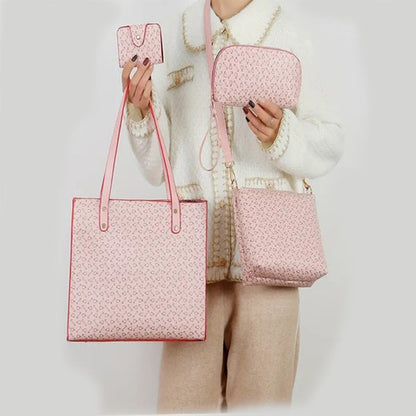 Elegent 4pcs leather handbag Little chic