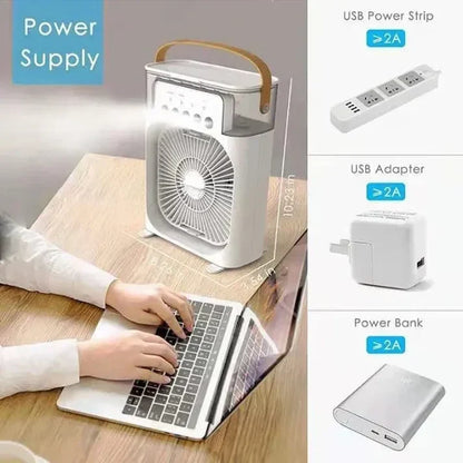 Portable Air Cooler With RGB Lights