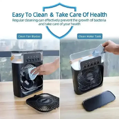 Portable Air Cooler With RGB Lights